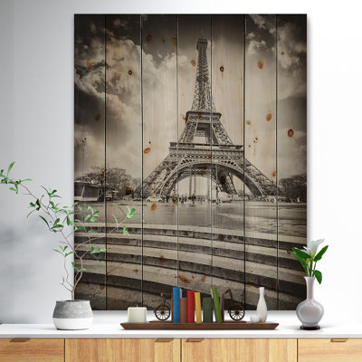 " Eiffel Tower In Gray Shade "