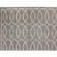 Geometric Area Rug in Dark Moss Green