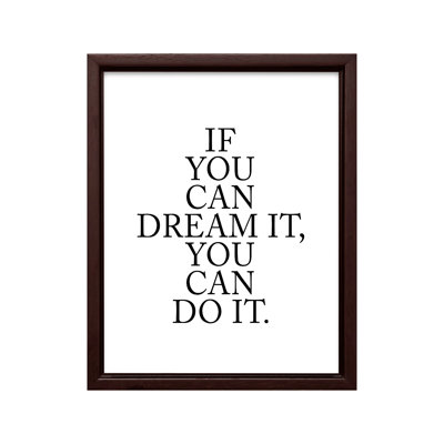 If You Can Dream It No1