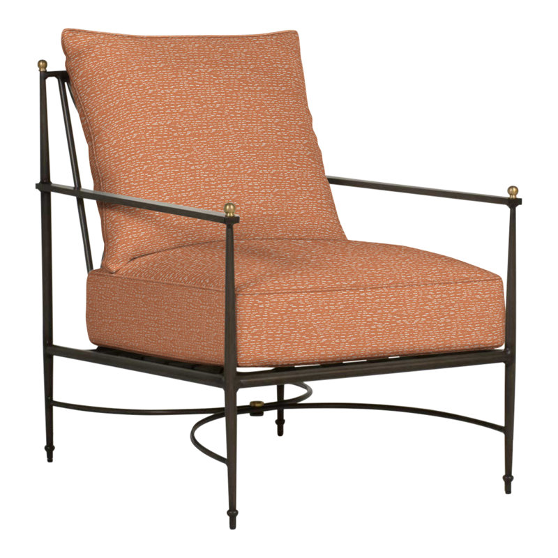 Roma Patio Chair with Cushions, Welt, Perigold Arigato Mango