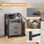 46cm W Steel Bedside Table-133935204