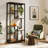 Open Display Rack,Farmhouse Bookshelf,Versatile Storage Bookcase