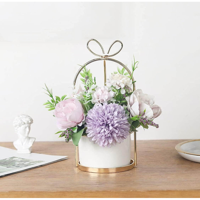 Arrangement in Vase, Purple