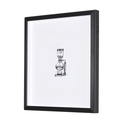 French Press by Simeng a Framed Art Print Matted under Glass