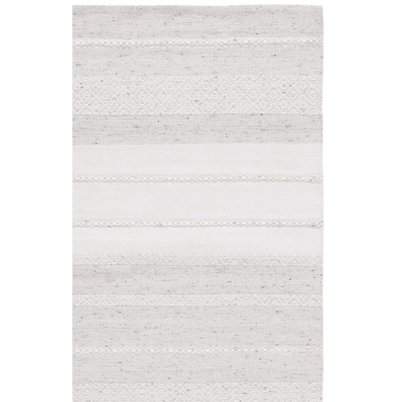 Kilim Hand Woven Pet Striped Rug, Rectangle 8' x 10'