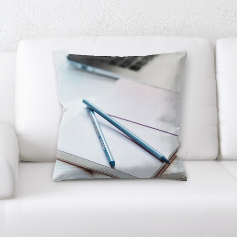 Microsuede Reversible Throw Pillow
