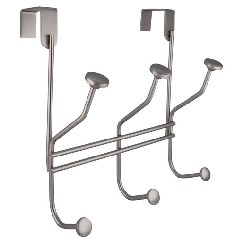 Door Hook Rack Organizer Silver BXH84555S