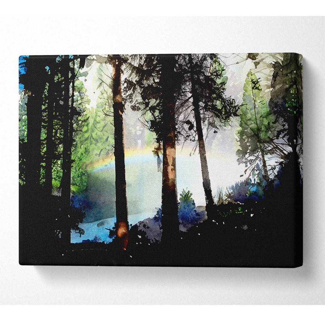 Rainbow In The Woodland - Kunstdrucke auf Leinwand