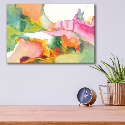  «Liquifié C» par Danhui Nai, art mural en verre acrylique, 16 po x 12 po