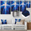 Symphonie I de Blue Perspector Skyscrapers - salon d'art mural gratte-ciel-697910921-697910923