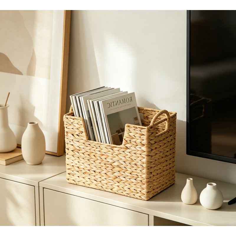 Panier de rangement en osier