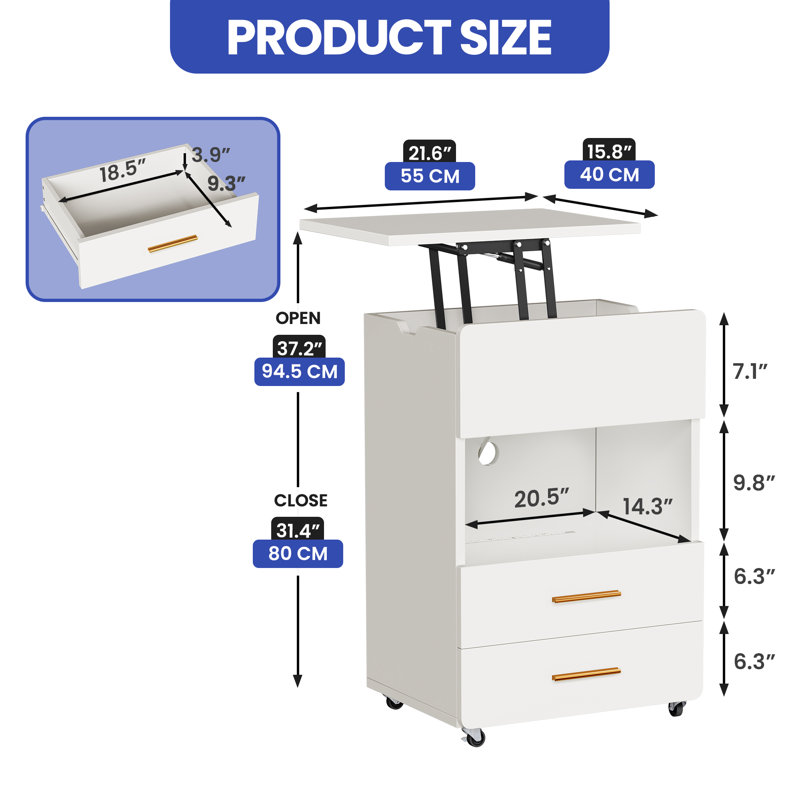Lift Top Nightstand