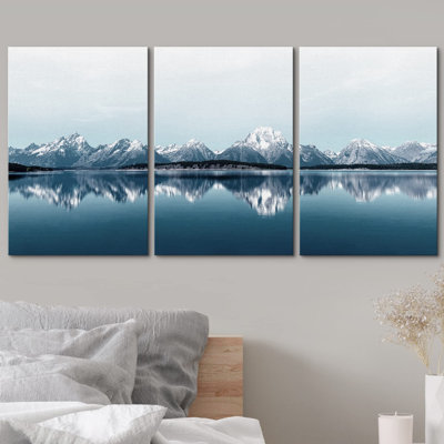 Nature Landscape Duotone Mountain Range Reflection Nature Wilderness Photography Realism Rustic Landscape Cool