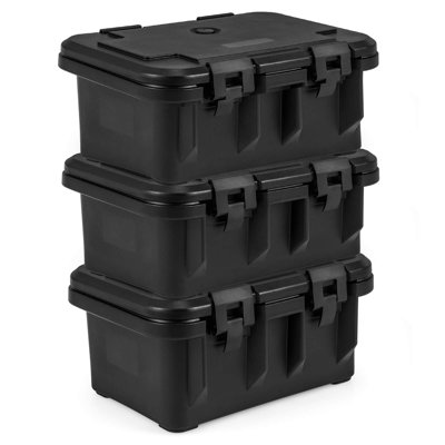 Contenant pour casserole isotherme 31 pièces avec 3 casseroles Costway