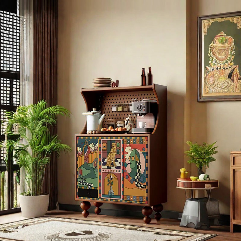 Nordic style creative abstract accent cabinet