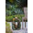 Decorative 2-Tier Woodland Animal Water Fountain with Bird and Bear Accent