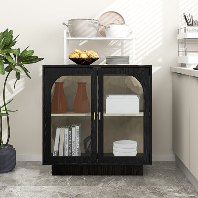 Alvonia Solid Wood 2 - Door Accent Cabinet