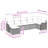 vidaXL Garden Sofa Set with Cushion 7 pcs Black Poly rattan