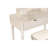 Vanity Desk with Height-Adjustable Round Mirror, 4 Drawers & Stool-24381262