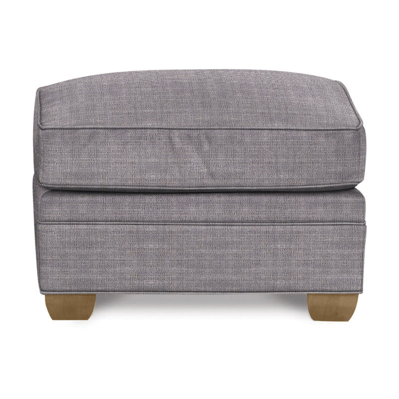 Repose-pieds Hillcrest, Chenille nomade ardoise Crypton®, Hampton