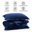 Ensemble de couvre-lit en microfibre embossée - Ensemble de literie moderne et léger avec taies décoratives-122058456-122584920