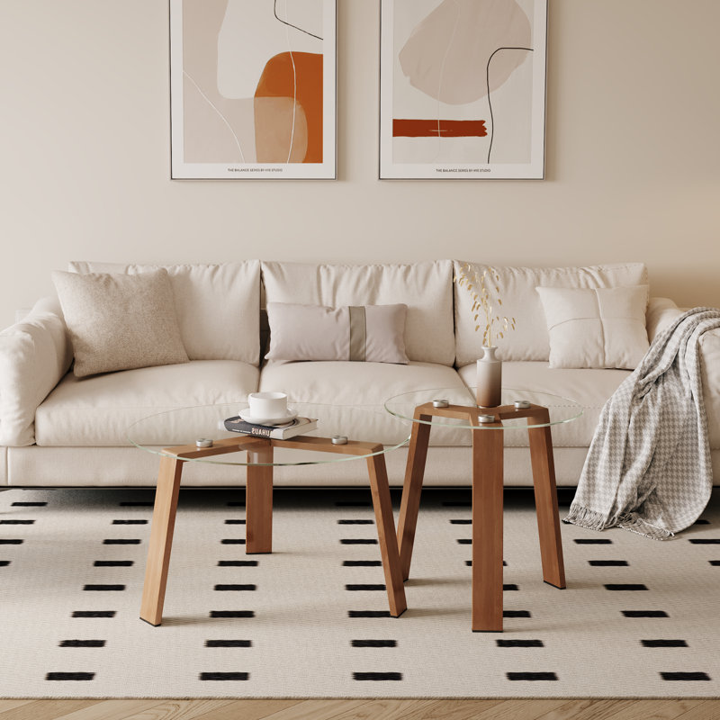 Ensemble de tables basses Modern Minimalist