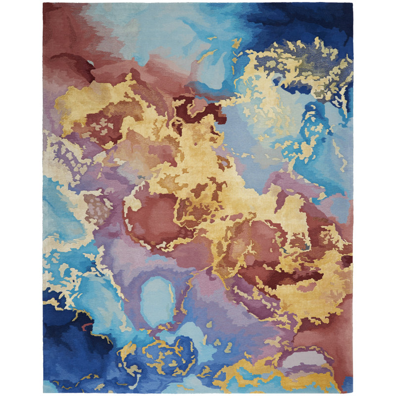 Prismatic Abstract Area Rug, Rectangle 168 x 226cm