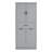Bathroom Storage Cabinet With Two Laundry Baskets, Storage Cabinet With Doors And Drawer For Home-1593840864