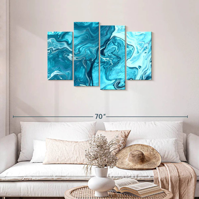 Avery Marble Waves Abstract, 27'' H x 43'' W