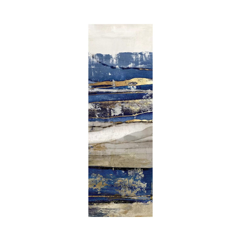 Ultramarine III by Isabelle Z - Wrapped Canvas Panoramic Print, 30.48 cm H x 91.44 cm W x 1.91 cm D