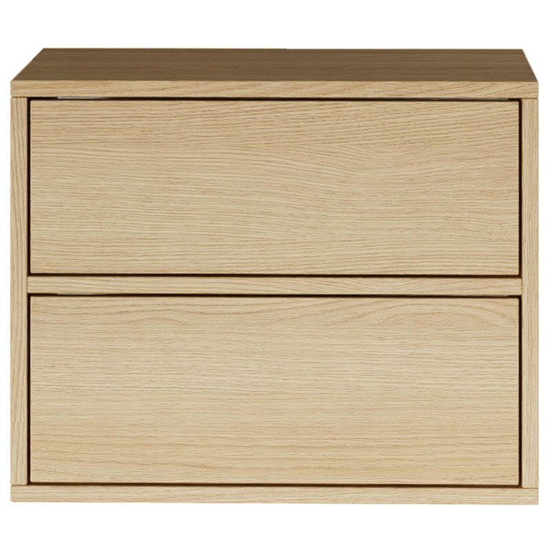 50cm W Manufactured Wood Bedside Table