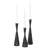 Marble Resin Candle Holders - Pack Of 18 Black Decorative Taper Candlesticks For Home Decor, Elegant Dining Table Centerpieces, Stylish Interior Accents, And Exclusive Event Illumination-1622473941-1622473939