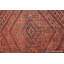 Tapis marocain rouge berbère double face rétro