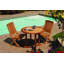 Braxton Folding Teak Outdoor Patio Dining Chair