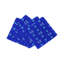 Serviettes de cocktail en satin de coton Gem Sapphires-122066599