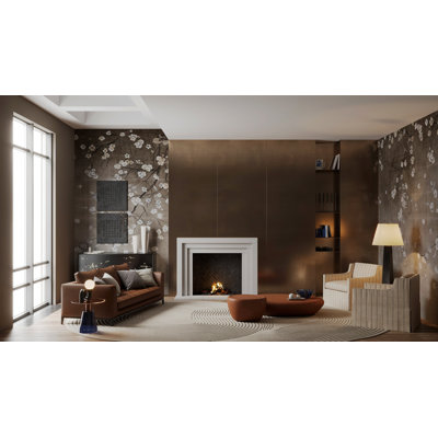 Portland Cast Stone Fireplace Surround