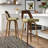 Bezu Swivel Upholstered Counter Stool-361115063-361115066