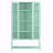67.25'' Tall Iron Display Cabinet with Glass Door and LED Lights-1365863380