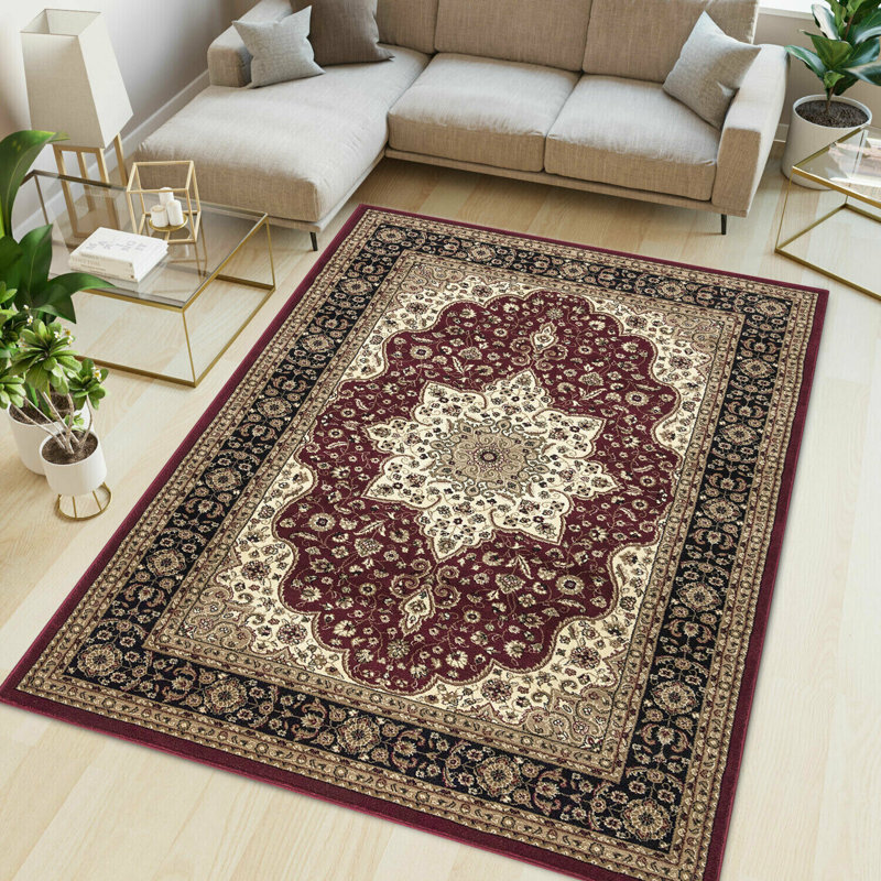 Non Slip Large Traditional Rugs Living Room Bedroom Carpet Hallway Runner Rug, Rectangle 200 x 290cm