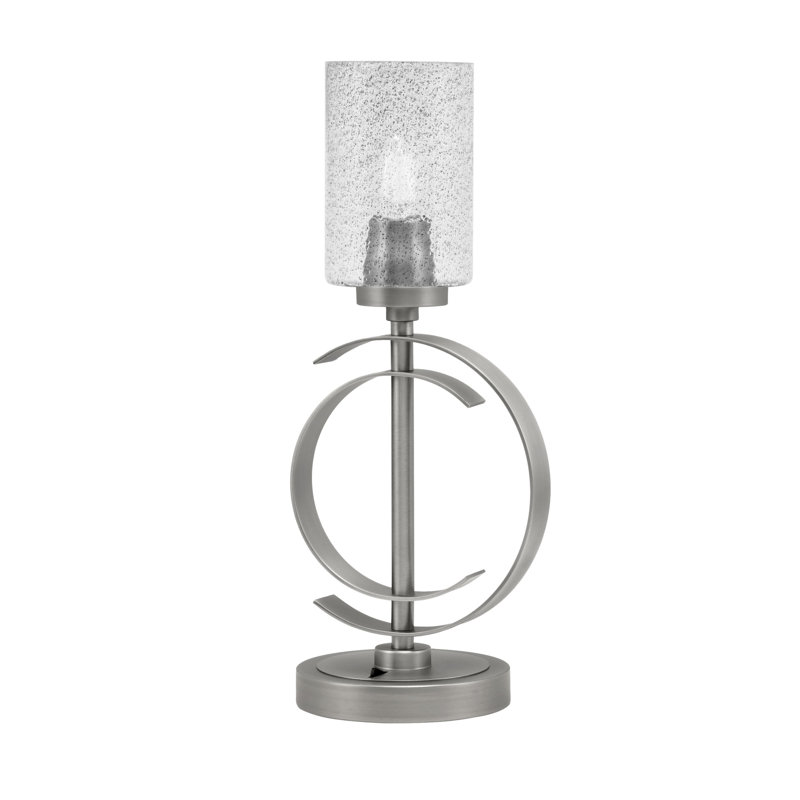 Lampe de table Armida, Noir / transparent, Graphite