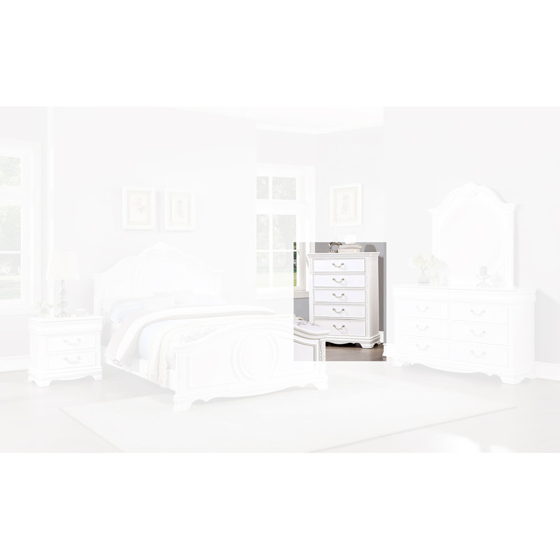 Commode 5 tiroirs Hollmas
