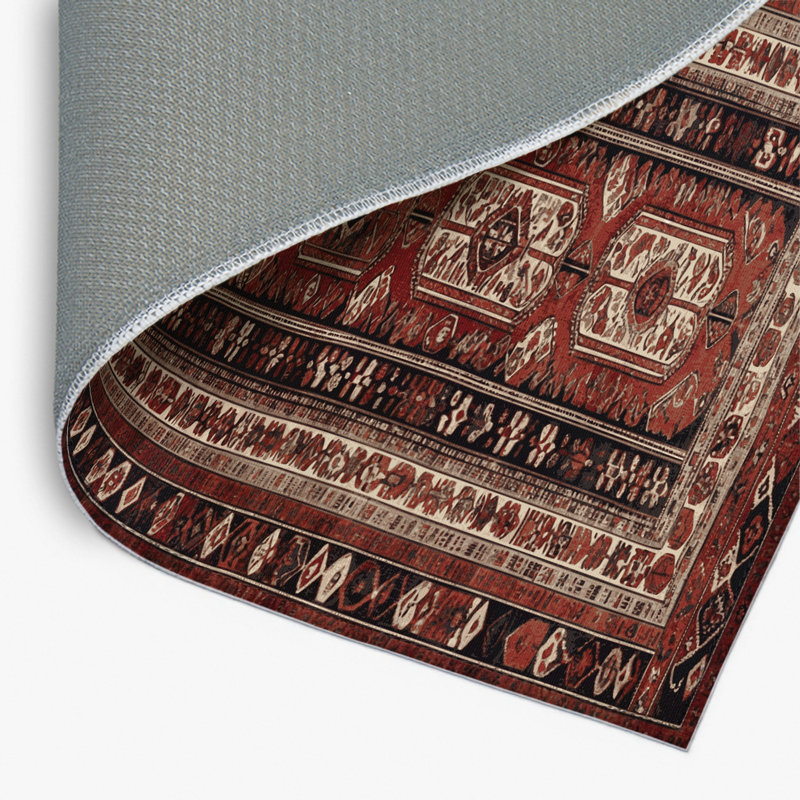 Tapis turc intérieur et extérieur brun, Rectangulaire 8 pi x 10 pi