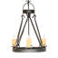 Greenbriar Oak 4 - Light Chandelier