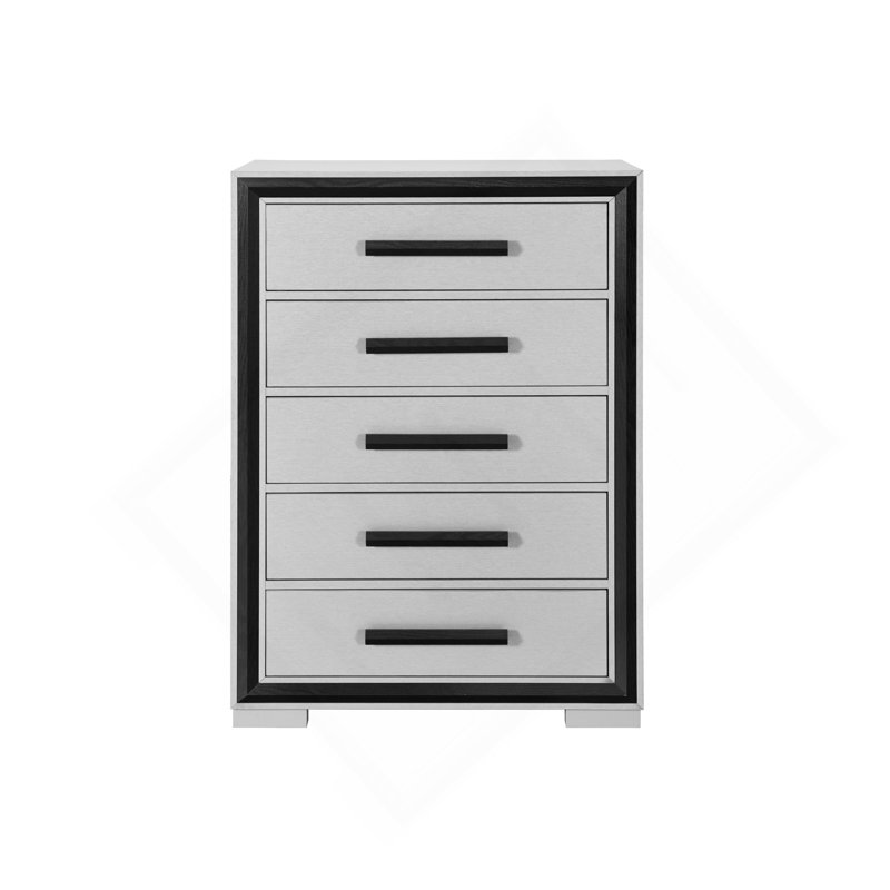 COFFRE ADELAIDE GRIS NOIR