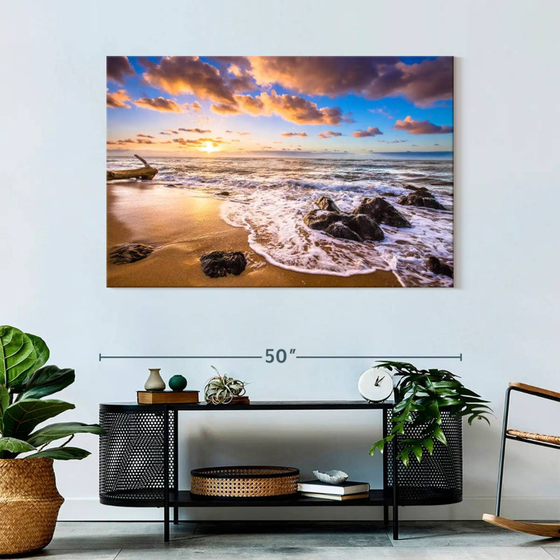 Gillard Oahu North Shore Waves, 32'' H x 48'' W