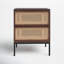 Table de chevet 2 tiroirs Prudhoe-765731817
