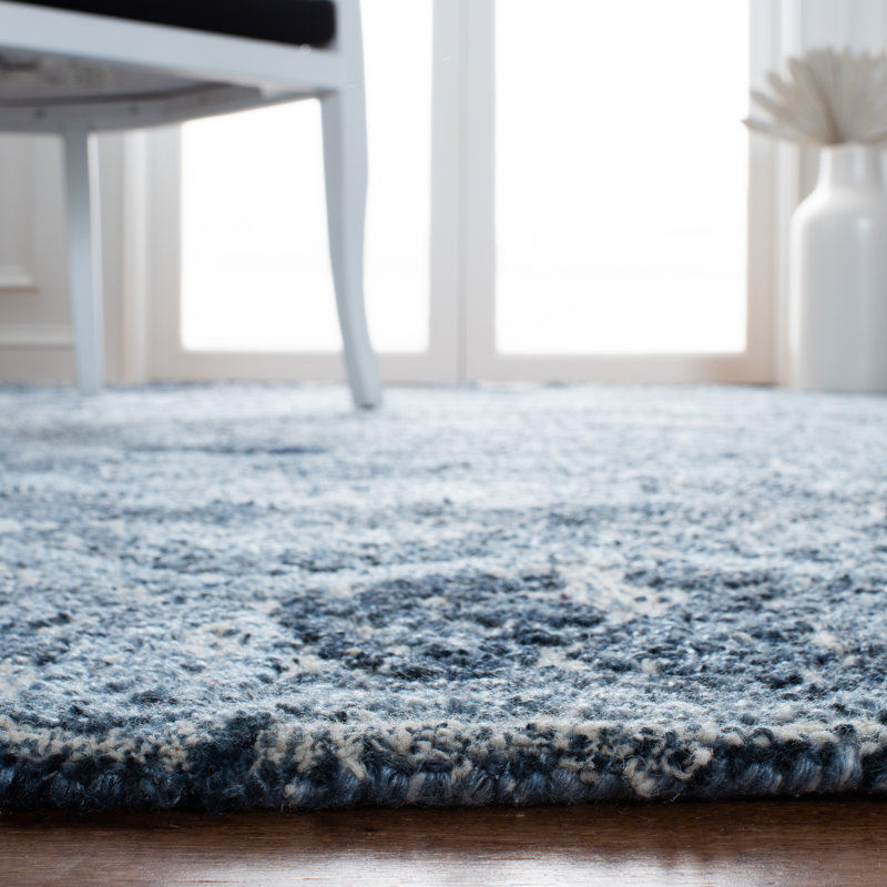 Tapis oriental performance touffeté à la main Drane, Rond 8 pi
