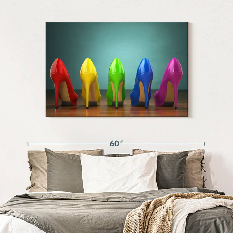 Shuttleworth Rainbow Heels, 32" H x 48" W