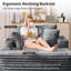 57.5"Oversized Indoor Chaise Lounge with Soft Corduroy Upholstery-1025556965