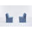 Counter Height Bar Stools Set of 2, Jacquard Upholstered with Metal Footrest and Frame for Kitchen and Dining Room, 28 Inch Seat Height-1990342645